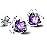 Orecchini di qualità Premium Donne Cuore Austria Cristallo Orecchio Orecchini Accessori Gioielli Ragazza Amore Regalo Fashion in Practical