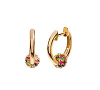 Orecchini Di Stile Di Gioielleria Reale per Le Donne Crystal Zircon Piercing Earring, LYLSSSDH, Oro 4
