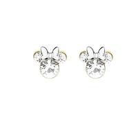 Orecchini Disney in Argento per Donna con Minnie, Impreziosito da Zirconia