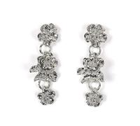 Orecchini Donna 925 Orecchini a Cerchio Moda donne Regalo Earrings Women Donna Hip Hop Punk Orecchini Pendenti Fiore Femminile Orecchini Lunghi Donna S1