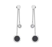 Orecchini Donna 925 Orecchini a Cerchio Moda donne Regalo Orecchini da donna Orecchini lunghi con numeri romani