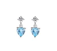 Orecchini Donna Amen PRINCESS Acquamarina in Argento 925 codice ECUBAC