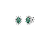 Orecchini Donna Amen ROYAL LADY Mini Verde in Argento 925 codice ORLDPBBVE