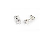 Orecchini Donna Bianco Punto Luce 4mm Argento 925 Unoaerre 5858