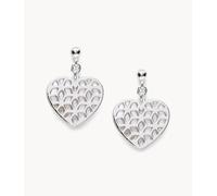 Orecchini Donna FOSSIL HEARTS JFS00489040 Argento 925% Cuore