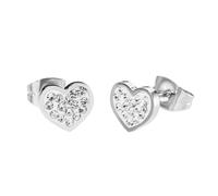 Orecchini Donna Marlù 18OR027 a lobo cuore con cristalli