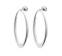 Orecchini Donna Marlù 33OR0098 anello ovale Acciaio Silver