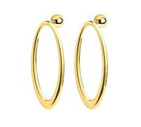 Orecchini Donna Marlù 33OR0098G con anello ovale Acciaio Oro