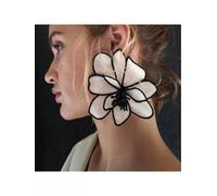 Orecchini Donna Pendenti Lunghi Grandi a Fiore Vari Colori Boho Bohemian 111510