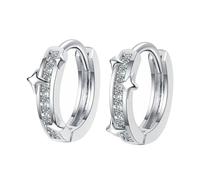 Orecchini Donna Piccoli Moissanite Orecchini Cerchio Cerchio Oro Con Brillantini A Stella Diamante Hoop Earrings Anallergici Bottoni Gioiello
