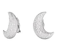 Orecchini da donna a clip Luna Swarovski Bianchi Placcato rodio 5666158