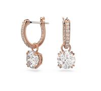 Orecchini Donna Swarovski One Size oro rosé / trasparente