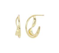 Orecchini doppi in argento Sterling con irregolarità geometriche a forma di C, gioielli da donna con personalità, Metallo