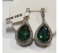 ORECCHINI ELEGANTI A GOCCIA CON ZIRCONI CRYSTAL E ZIRCONE COLORATO (PRO0044...)