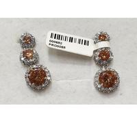 ORECCHINI ELEGANTI TONDI A GRADAZIONE CON ZIRCONI COLORATI E CRYSTAL (PRO0082..)