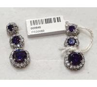 ORECCHINI ELEGANTI TONDI A GRADAZIONE CON ZIRCONI COLORATI E CRYSTAL (PRO0082..)