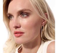 Orecchini Ellera Ovale Tredici di Sif Jakobs Jewellery, Argento sterling, Zirconia cubica