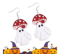 Orecchini fantasma di Halloween, a, a doppio lato, per ragazze, donne, donne, abbigliamento da matrimonio, danza, abbigliamento quotidiano, spiaggia, vacanze, feste, Se référer au descriptif