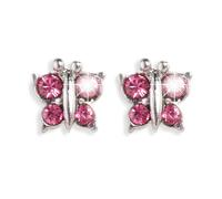 Orecchini Farfalla Cristallo Rosa 848S-2 Inverness