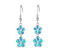 Orecchini Forget Me Not, gioielli floreali, regalo per donna, pendentif de style
