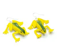 Orecchini Frosch Miniblings Pendenti Regalo Frosch Frosci Amazonas Giallo Verde