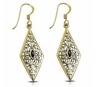 Orecchini Gancio a Forma Di Pietre IN Filigrana Alla Moda Bronzo Ave