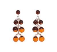 Orecchini geometrici geometrici in resina - accessori per l’orecchio alla moda, di nicchia e di fascia alta