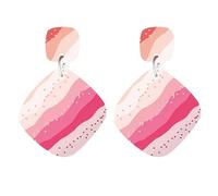 Orecchini geometrici in acrilico - Orecchini pendenti quadrati minimalisti per donna, leggeri per piscina e spiaggia estive(HA1475-1483)