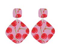 Orecchini geometrici in acrilico - Orecchini pendenti quadrati minimalisti per donna, leggeri per piscina e spiaggia estive(HA1478)