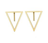 Orecchini geometrici per le donne, semplici e minimalisti, a forma di triangolo, alla moda