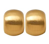 Orecchini geometrici quadrati in oro opaco, design a cuscino da donna, ideali per orecchie sensibili