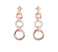 Orecchini Glamour Glide in argento sterling 925 | Placcatura in oro rosa | N. pietra: 24 | Dimensioni gemma: 0,1 mm | Peso: 0,19 crt | Forma: rotonda | 2,558 grammi |LKE_R_00289