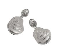 Orecchini Gocce Leggero Orecchini Elegante Oro/Argento Gocce Di Imballaggio Per Le Donne Con Un Moderno Disegno Geometrico Twist, Taglia unica, come descritto