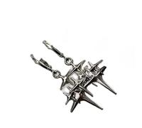 Orecchini gotici moderni a forma di cuore/stella, accessori per orecchie, gioielli fatti a mano, per uso quotidiano unico o occasioni speciali, sorelle uniche, Misura unica, come descritto, come