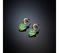 ORECCHINI GREEN HEART BEST FRIENDS LOVE PARADE J19AVI09 One Size