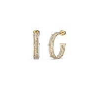 Guess Orecchini Donna Kalybe JUBE05386JWYGRHT-U Acciaio Cerchio Aperto Bicolore Dorato