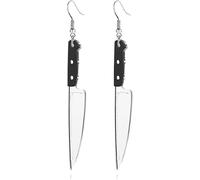 Orecchini Halloween Donna, Orecchine Coltello Spaventosi, Halloweens Ciondola Gli Orecchini, Accessorio per Costume da Vampira e Strega, Regalo di Gioielli Halloween per Donne Ragazze