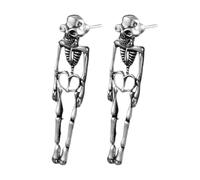 Orecchini Halloween per Donne | Goccia Costume Scheletro Spaventoso - Orecchini Pendenti Teschio Halloween Ragazze Donna,Idee per Compleanno Cosplay Eventi Serata