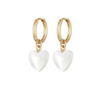 Orecchini 'Herz' Donna ELLI One Size oro / bianco perla