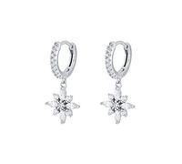 Orecchini Hoop per Le Donne Fiore Luna Zircone Piercing Orecchini Gioielli Pendientes, LYLSSSDH, q2