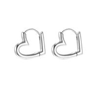 Orecchini Huggie a cuore d'oro per le donne placcato oro orecchini a cerchio leggeri gioielli di moda regalo per voi, Rame, Non pietra preziosa