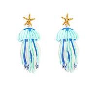 Orecchini in acrilico con creature marine, pendenti leggeri per le donne, gioielli, accessori, regalo, design unico in acrilico con animali marini
