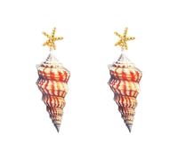 Orecchini in acrilico dal design unico con animali marini Dichiarazione alla Gioielli con ciondolo a forma pesce per ragazze e donne Orecchini con creature marine
