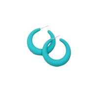 Tesselite Orecchini in Acrilico-Stile maturo Invernale impiombato Specchio Rosa Rosso Zaffiro Blu Orecchini in Acrilico semplici Orecchini Quadrati retrò di Moda per Le Donne,Lake Blue,Taglia Unica