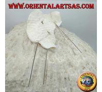 Orecchini in Argento 925‰ a catenina con barrette dritte pendenti