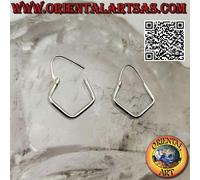 Orecchini in Argento 925‰ a filo, pentagono da 13 mm