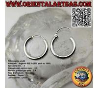 Orecchini in Argento 925‰ semplici da 3 mm di spessore (classica)