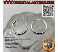 Orecchini in Argento 925‰ semplici da 3 mm di spessore (classica)