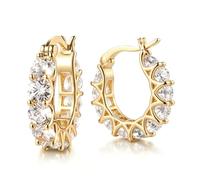 Orecchini in argento puro 925 con diamanti d'acqua aurora e stella, scintillanti a forma di stella, accessori alla moda con cristalli irregolari, perfetti per l'uso quotidiano e come regalo