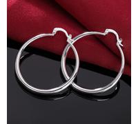 Orecchini in Argento Sterling 925 a925 pendenti Cerchio cuore fiore stella